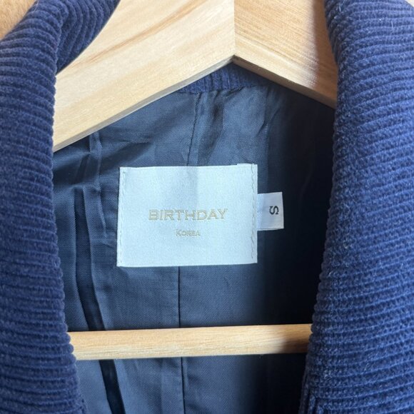BIRTHDAY | Navy Corduroy Blazer - Picture 4 of 4